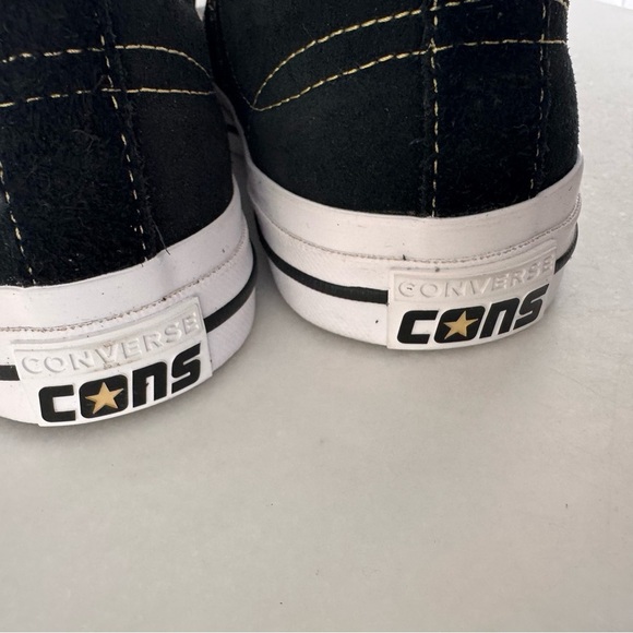 CONVERSE CONS One Star Unisex Black Suede Red Star Sz Women’s 7.5 Men’s 6 NEW - Picture 6 of 14